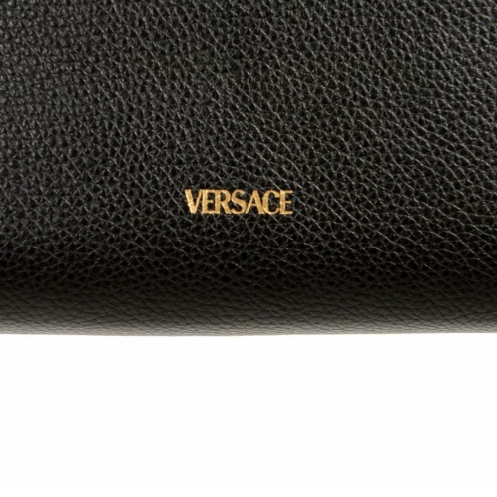 Versace Virtus Black Leather
Hobo Shoulder Crossbody Handbag - NWOT - Picture 15 of 16